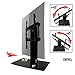 Aeon Stands and Mounts Small TV Stand with Swivel and Height Adjustment for 23 to 50-Inch TVs