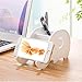 ShungHO Mobile Phone Holder Cute Cartoon Creative Bright Color Detachable Wood-Plastic Board Elephant Animal Design Desktop Pen Pencil Mobile Phone Bracket Stand Storage Pot Holder