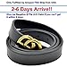 HG-products G-Style Girls Women Business Casual Belt Luxury Fashion[2.5CM] (Black/Copper Buckle, 095CM [Waist 26~29