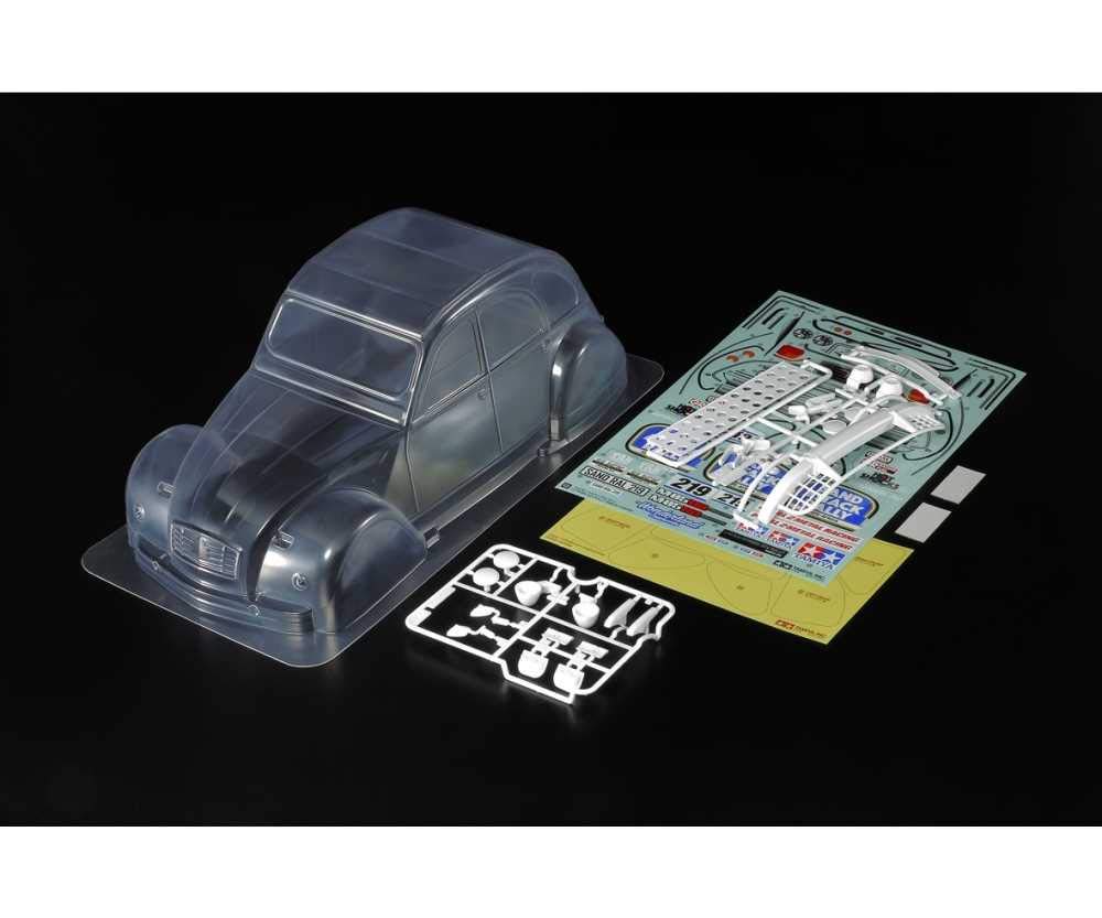 TAMIYA 51617 Car Body Kit Citroen 2CV Rally Transparent