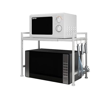 Bastidores de cocina Horno de microondas retráctil Horno de arroz ...