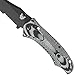 Benchmade - Rift 950SBK Knife, Black G10 Handle, Reverse Tanto Blade, Serrated Edge, Coated Finish, Made in the USA