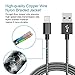 Lightning Cable,Deepcomp Charger Cables 4Pack 3FT 6FT 6FT 10FT to USB Syncing and Charging Cable Data Nylon Braided Cord Charger for iPhone X, iPhone 8/8 Plus/7/7 Plus/6s/6s Plus/6/6 Plus/iPad (Black)