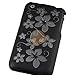 Laser Black Hawaii Premium Designer Hard Crystal Snap-on Case for Apple iPhone 3G, 3GS 3G-S