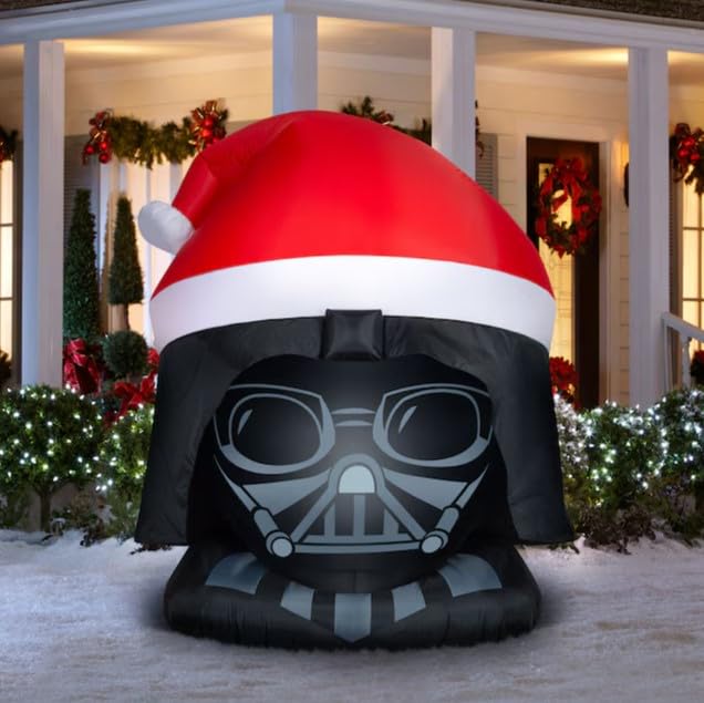 Photo 1 of Star Wars 8-ft LED Darth Vader Head Christmas Inflatable
