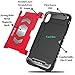 So Slick Accessories iPhone XR Case with Card Holder and Magnetic car Back Full Body Armor Apple iPhone 6.1 Inches Wallet case (iPhone XR Blue)