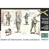 Master Box Modern US INFANTRYMEN. Cordon and Search 4 Figures 1/35 35154