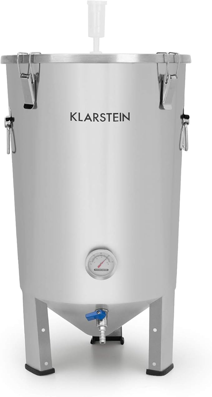 Klarstein Gärkeller Fermenter Fermentation Kettle, Mash Kettle, Conical, Beer Brewing or Wine