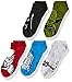 STAR WARS Men's Space Dye No Show socks - 5 Pack, Assorted, Sock Size 10-13 Shoe Size 6-12
