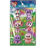 Darice BB0046S Girl Beanie Boos Stickers (12 Pack)