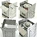 Firebox Bushcraft Camp Stove Kit – Wood Burning/Multi Fuel – Collapsible/Folding – Portable Campfire – Model Gen 2 5 inch / G2-5″ Stainless Steel Camping Stovethumb 4