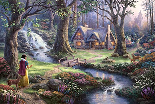 Schmidt Spiele 59485 Thomas Kinkade, Disney Schneewittchen, 1000 Teile Puzzle – Bild 3