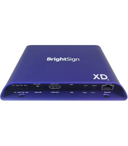 Amazon.com: BrightSign XD1034 Expanded I/O Player : Electronics