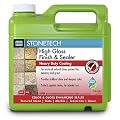 StoneTech High Gloss Finishing Sealer for Natural Stone, Tile, & Grout, 1-Gallon (3.785L)