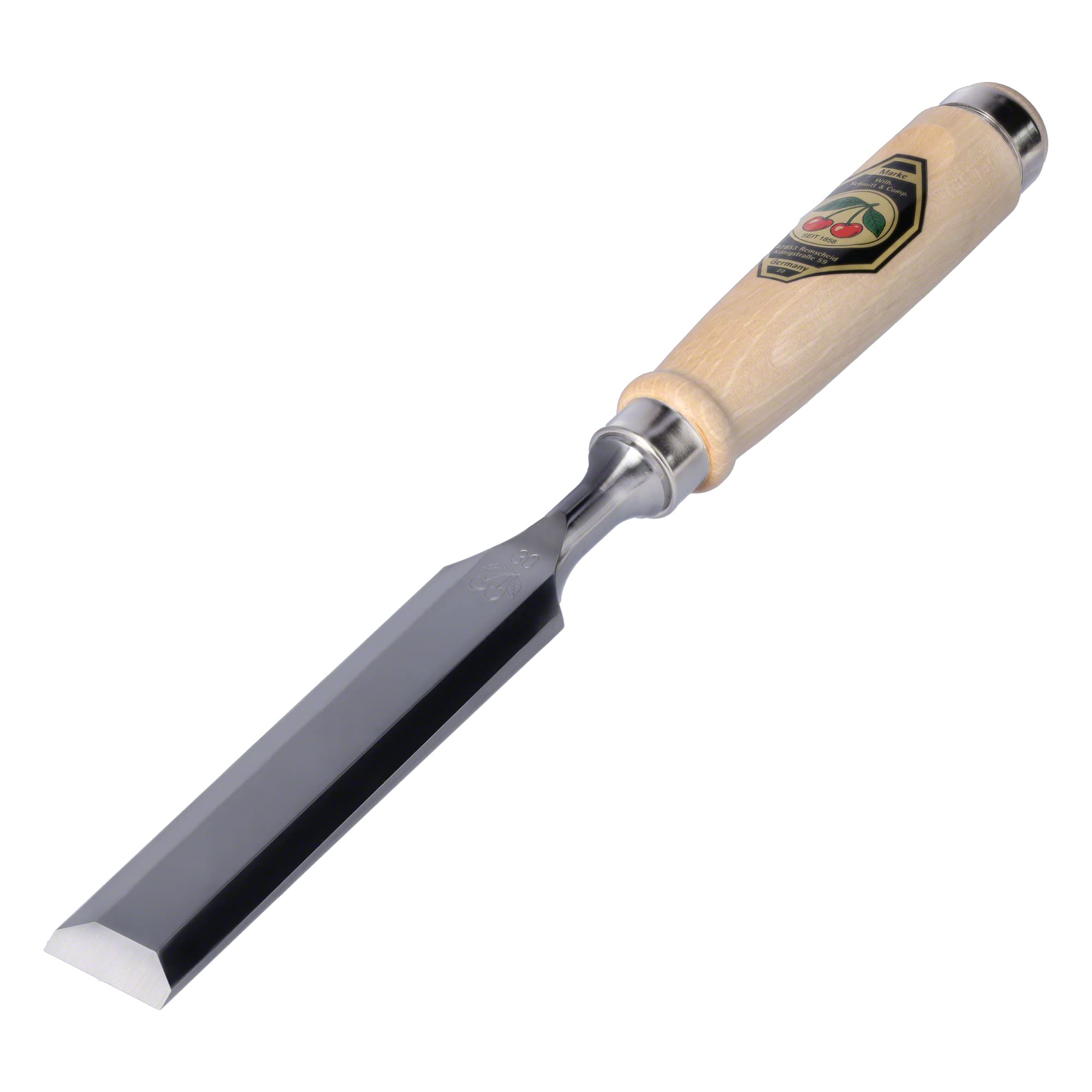Kirschen 1001030 30 mm Number 1001 Firmer Chisel with Hornbeam Handle - Multi-Colour
