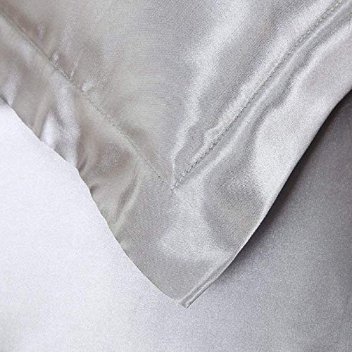 Silky-Duvet-Cover-Set-with-Flat-Sheet-Queen-Size-4-Piece-Silk-Like-Feeling-Great-Lightweight-Soft-Bedding-Set-Zipper