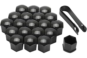 FANHAY 17mm Universal Car Wheel Nut Covers Bolt Caps Bolt Cover Tyre Dust Screw Cap Wheel Nut Protective Cap 20pcs/Set