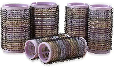 6 in 1 Self-grip Multi-Size Plastic Hair Styling Roller Curlers Large,Medium,Small Size for Women Ladies, Random Color