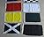 Nascar Flag - Set of 8 Racing Flags Race Nascar Signal Set - 100% Cotton - Little & Very Nice