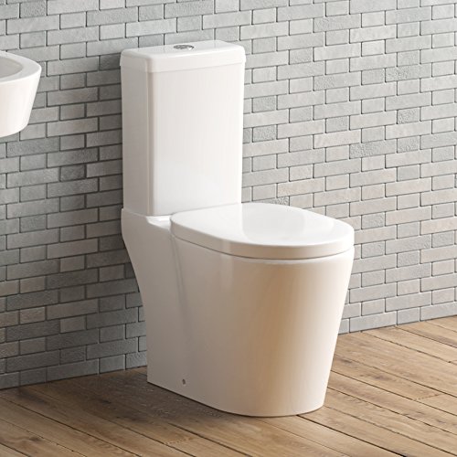 Modern White Space Saving Ceramic Toilet Close Coupled Pan Cistern Bathroom Set Ct21 Buy Online In Gibraltar At Gibraltar Desertcart Com Productid 77462243
