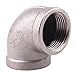 Cast Pipe Fitting 90 Degree Elbow - 3/4 '' NPT Female Threaded Pipe Fitting Stainless Steel 304