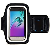 i2 Gear Armband Cell Phone Holder for Running - Arm Band Workout Phone Holder for Samsung Galaxy J3 Achieve, Emerge, Pro, Eclipse, V, Prime and Luna (Black, J3 A3)