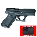 Clipdraw Mount for Glock 43 w/ Bonus EXO's Velcro USA Black Flag Patch