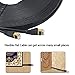Ealona Cat7 Ethernet Cable 15 Ft - Black Internet Patch Cord, 10Gb SSTP RJ-45 Flat Short Patch Cord,Faster Than Cat5e/Cat6, for Camera, Hubs, Hub, Adapter, NAS - 15 feet