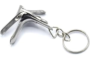 AAProTools Speculum Keychain Stainless Steel - Gift For Doctor & Midwife