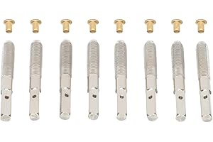 UPKOCH Lyre Harp Pegs 8Pcs String Nail Replacement Accessories with Hollow Rivets for Lyre Harp Tuning and Repair Musical Ins
