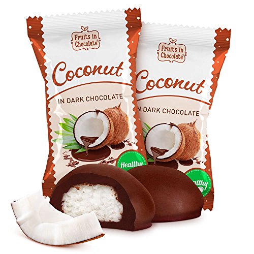 Dark Chocolate Covered Coconut, 6 Oz Bag