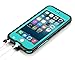 AOWOTO Cases for iPhone 6 / iPhone 6s Waterproof Case 4.7 inch , [Grid Series] 6.6ft Depth Under Water Dirtpoof Shockproof Snowproof protective Cover ( Grass Blue / Teal )