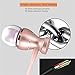 EYEKOP E2 Headphones Earphones, in-Ear Wired Earbuds Magnetic Metal Stereo Earphones for Running with Mic (Rose Gold)