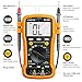 BTMETER BT-39C True RMS Digital Multimeter Auto Ranging for AC DC Voltage,Current, Resistance, Capacitance Tester with Temp Battery LED Test Auto Backlit
