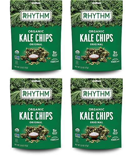 image for Rhythm Superfoods Kale Chips, Original, Organic and Non-GMO, 2 Ounce (