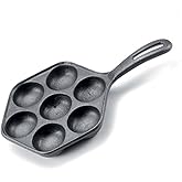 Norpro Cast Iron Stuffed Pancake Pan, Munk/Aebleskiver