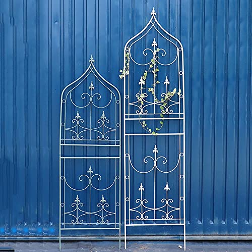 PLHMS 3er Pack Pflanzen-Rankhilfe aus Metall, für den Garten, Rankgitter mit Halter H-96 cm Kletterhilfe, Garten… – Bild 7