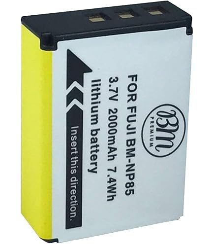 Batterie Amsahr NP-85 Compatible Fujifilm - Pour FinePix SL240, SL260, SL280, SL300, SL305 - 1300mAh Li-ion - Garantie 18 Mois