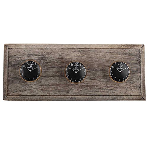 wooden watch clock