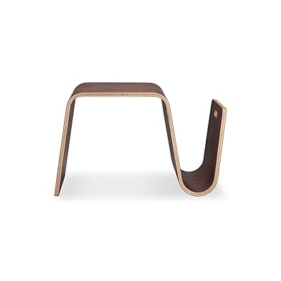 Kardiel Scando Mid-century Modern Plywood Side Table, Walnut Wood