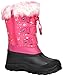 DREAM PAIRS Boys Girls Snow Boots Water-Resistant Outdoor Warm Cozy Anti-Slip Mid Calf Faux Fur Lining Insulated Winter Shoes for Little/Big Kids,Size 5 Big Kid,Fuchsia,KSNOW