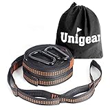 Hammock Tree Straps 2200 LBS Breaking Strength and Extra Strong 32 Loops Combined with 2 Carabiners to Fit All Hammocks