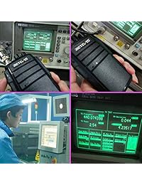 Retevis RT21 Radio de dos vías UHF 16 CH Radio de 2 vías VOX Scrambler Walkie Talkies Recargable (1 par) con auricular acústico de aire secreto (paquete de 2)