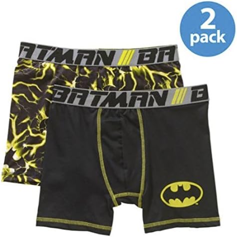Action Underwear Batman Boxer Briefs (2 Pack) (Boys Small (Size 6))