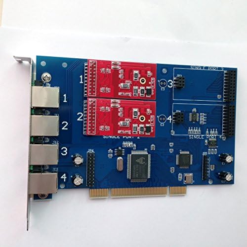 2 Port FXO Card,PCI Analog Card Supports FreePBX Elastix Trixbox For IP PBX VoIP Phone System