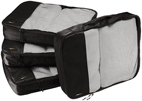 Amazonbasics 4-piece packing cube set - large, black