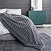 Bedsure Faux Fur Reversible Fleece Throw Blanket – Super Soft Fuzzy Lightweight Throw for Couch Chair Sofa and Bed(50 x 60 inches, Grey)