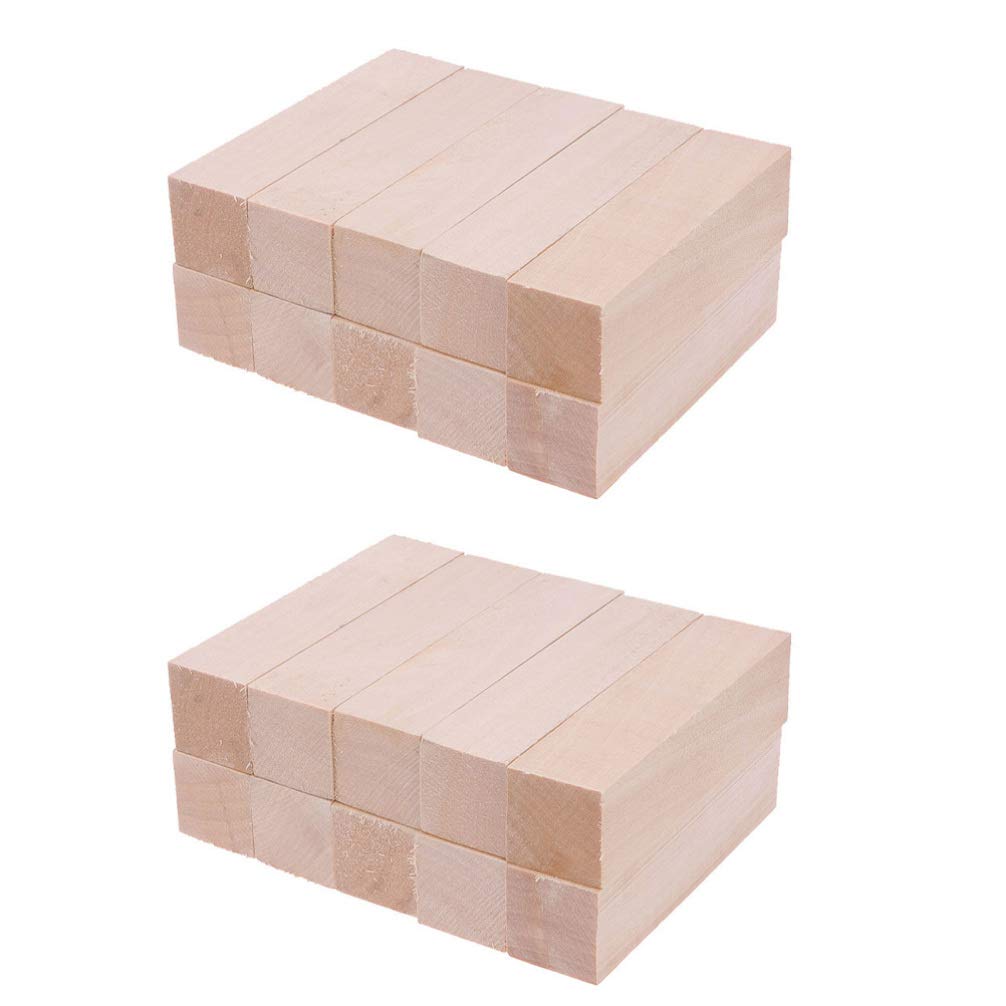 Buy ARTIBETTER 20pcs Unfinished Wood Rectangles for Crafts Unfinished
