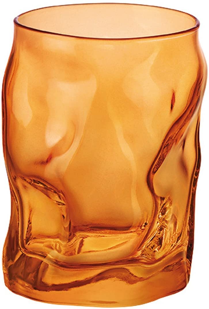 Bormioli Rocco Sorgente Glasses, Orange, 2 Units