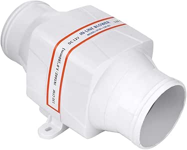 Ventilador de escape de 12 V para VR, remolques, yatts, 130 CFM